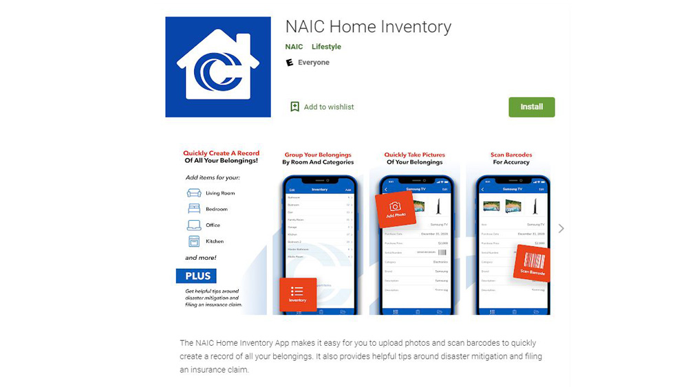 naic-home-inventory-screenshot