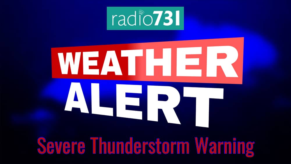 NWS: Severe Thunderstorm Warning Issued for Portions of ...