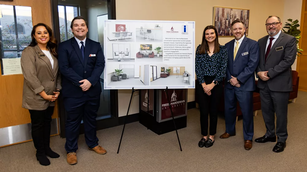 fhu-marketing-students-help-fund-new-decor