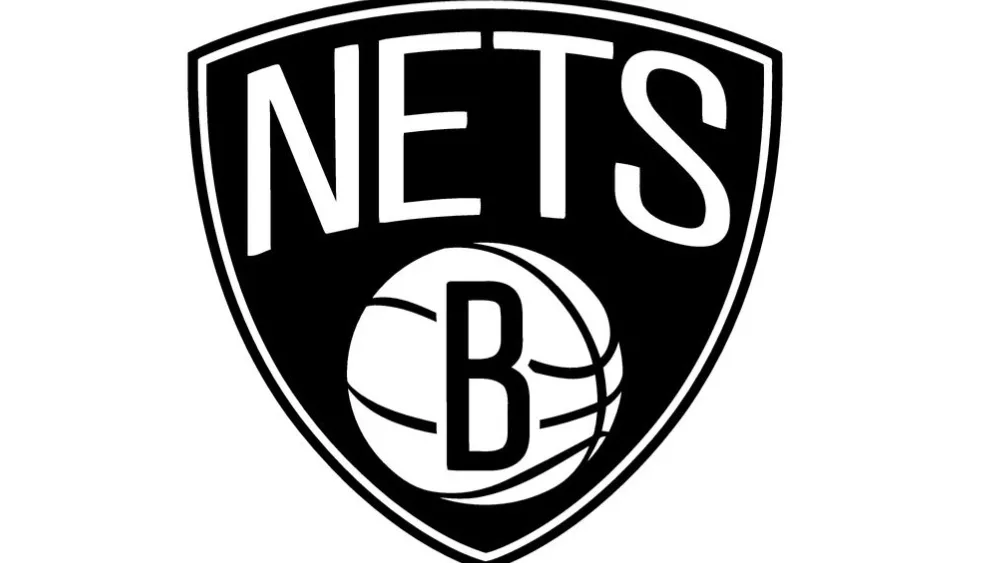 NBA logo of Brooklyn Nets. Major Basketball League.