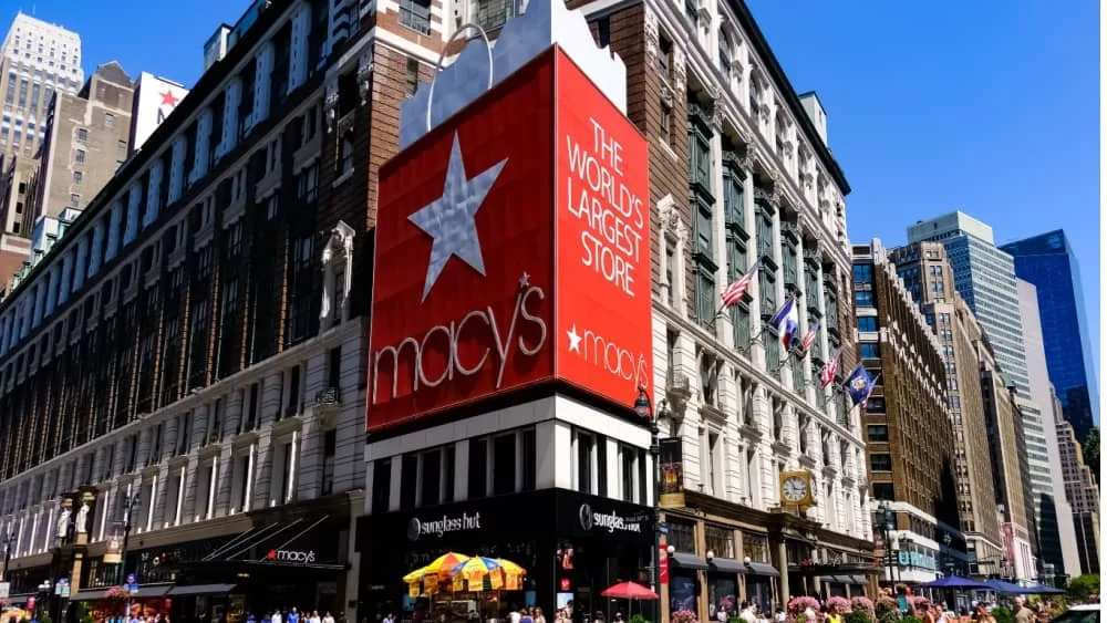 Macy's Herald Square Flagship Department Store in Midtown Herald Square. Manhattan. Manhattan^ New York^ USA July 16^ 2017: