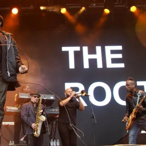 The Roots perform at the 2022 Sound on Sound Music Festival ^ Bridgeport^ Connecticut - September 25^ 2022