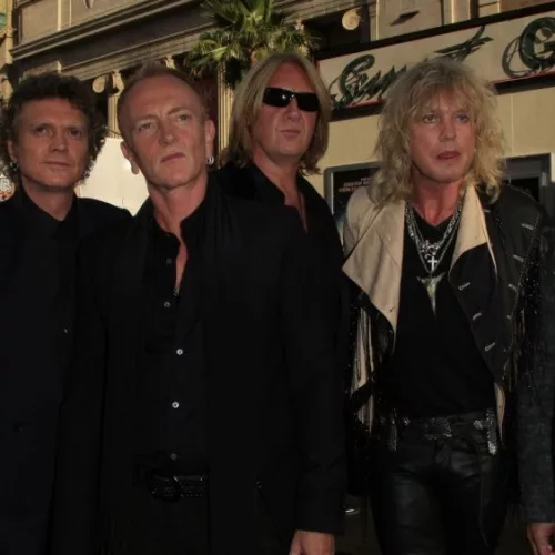 Def Leppard at the 'Rock of Ages' Los Angeles premiere held at Grauman's Chinese Theater on June 8^ 2012 in Los Angeles^ California