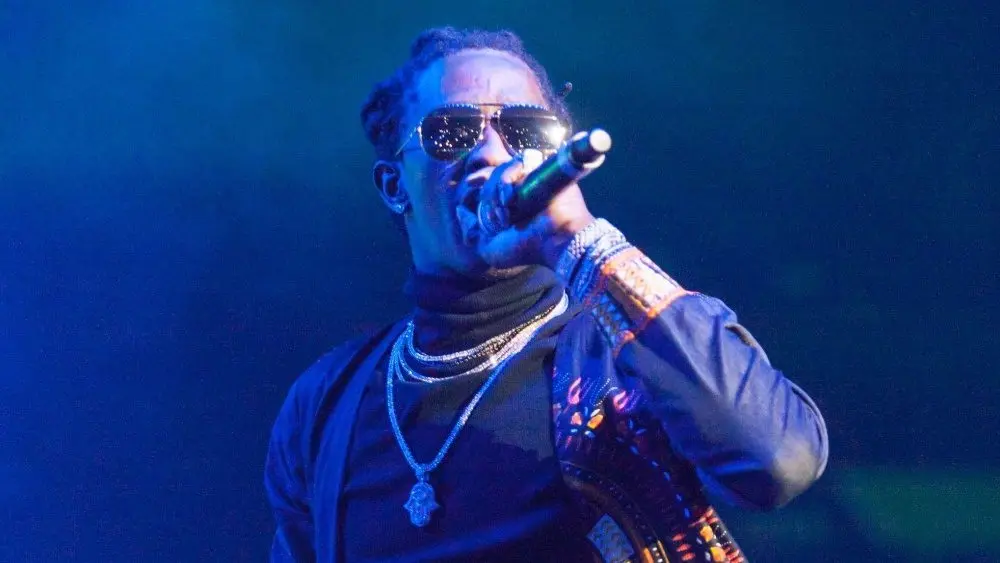 Rapper Young Thug performs at the 2nd annual V103 Winterfest on December 10th 2016 at the Philips Arena in Atlanta^ Georgia- USA