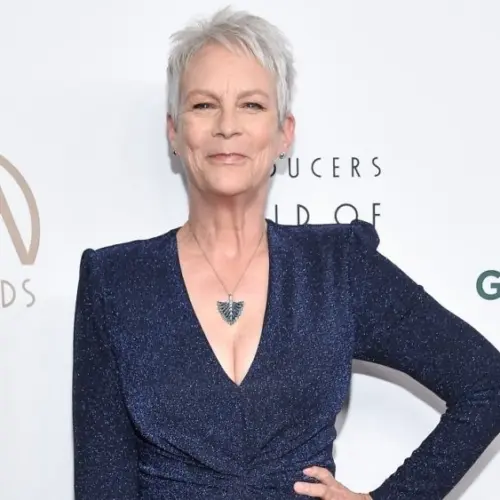 Jamie Lee Curtis arrives for Producers Guild Awards on February 25^ 2023 in Beverly Hills^ CA