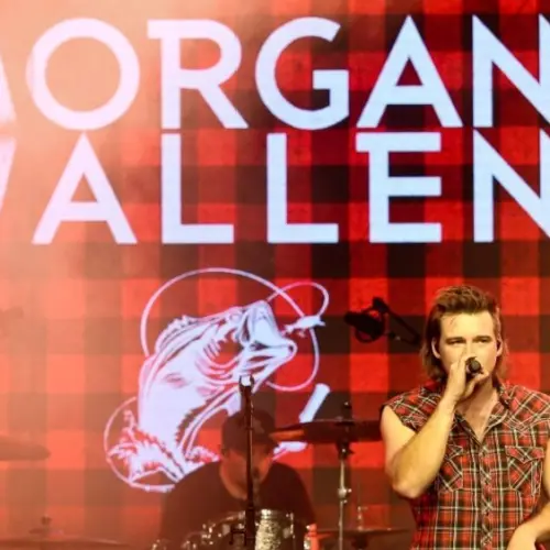 Morgan Wallen performs at CMT's RAMJAM on June 3^ 2019 at TopGolf in Nashville^ Tennessee.