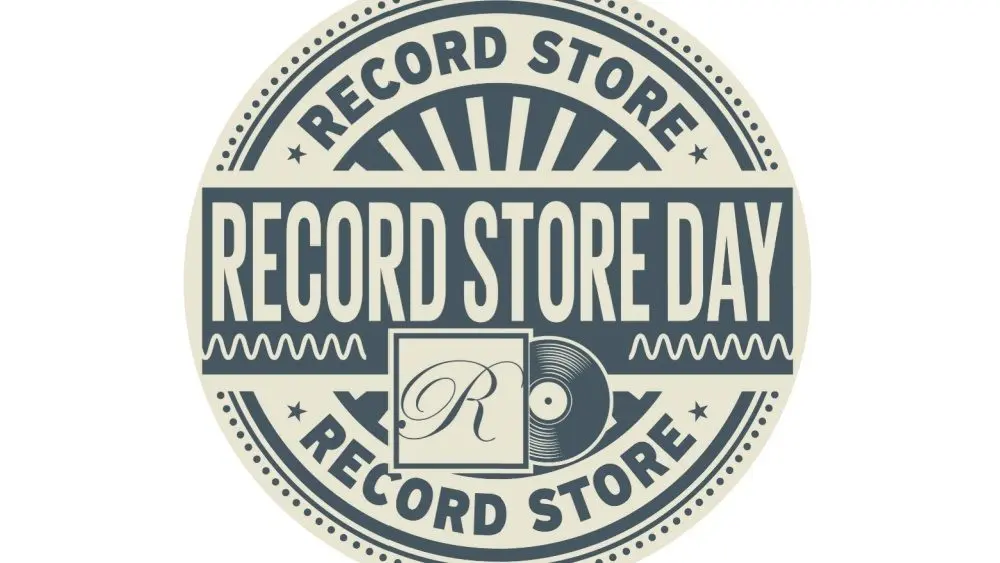 Record Store Day^ rubber stamp^ vector Illustration