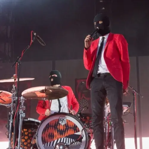 Tyler Joseph and Josh Dun of Twenty One Pilots performs live at the Greek Theatre in Berkeley. Berkeley^ CA/USA - 7/21/2016