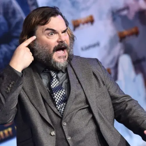 Jack Black arrives for the â€˜Jumanji: The Next Levelâ€™ Los Angeles Premiere on December 09^ 2019 in Hollywood^ CA