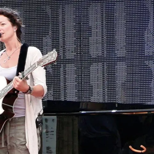 Sarah McLachlan rehearses for her Canada Day performance on Parliament Hill. June 30^ 2009 in Ottawa.
