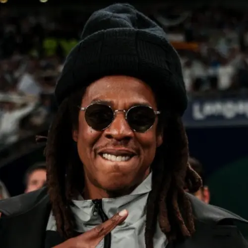 Rapper Jay-Z during the UEFA Champions League 2023-24 Final football match between Borussia Dortmund and Real Madrid at the Wembley Stadium London^ UK 1st June 2024