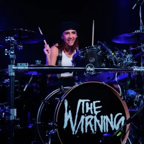 The Warning perform on stage at La Nau on June 17^ 2023