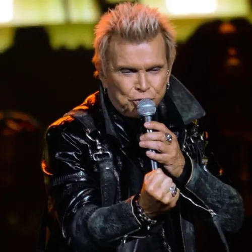 Billy Idol performs in Sunrise^ Florida on May 13^ 2025. The performance was part of his It’s a Nice Day To… Tour Again! tour.