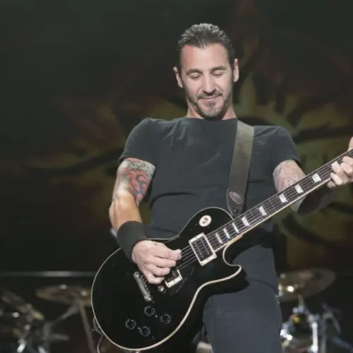Sully Erna performs with Godsmack at the inaugural Las Rageous music festival in Las Vegas. Las Vegas^ NV/USA – 4/21/17