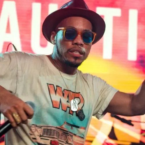 Signer^ songwriter^ and rapper Anderson Paak performs at a concert during SXSW 2016 in Austin^ Texas. AUSTIN - MARCH 2016