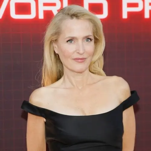 Gillian Anderson at the World Premiere of Tron Ares at the TCL Chinese Theatre IMAX LOS ANGELES - OCTOBER 6^ 2025
