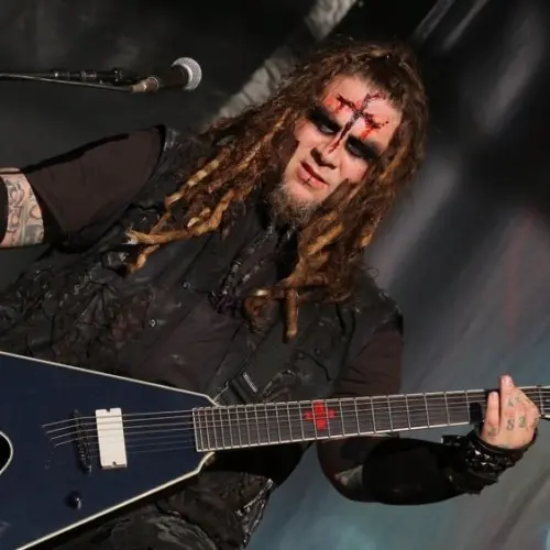 Guitarist Chris Howorth of In This Moment perform at the Aftershock music festival. Sacramento^ California USA - 10-22-2017