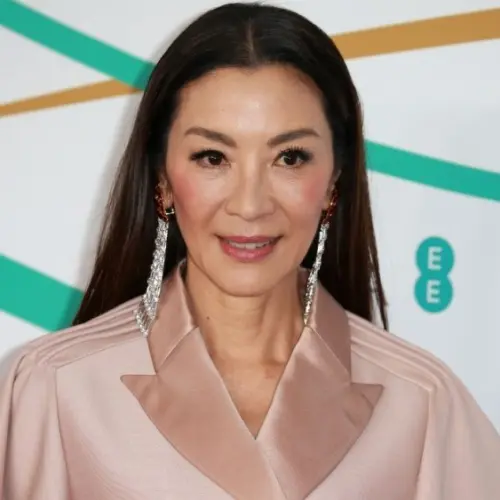 Michelle Yeoh attends the BAFTA Film Awards 2023 at The Royal Festival Hall in London^ England. United Kingdom - February 19^ 2023