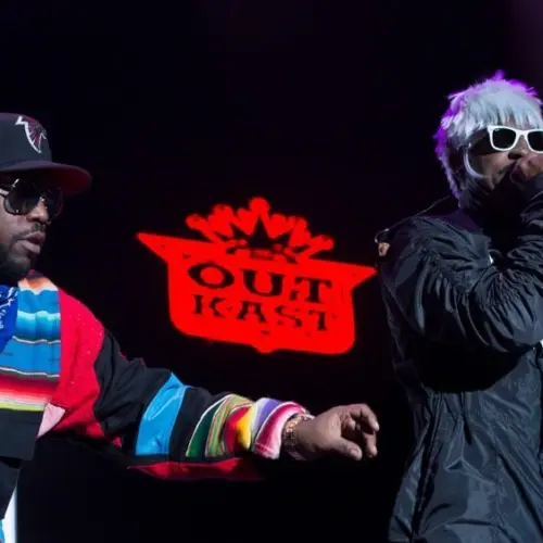 Antwan André Patton aka Big Boi and André Lauren Benjamin aka André 3000 perform as OutKast. San Francisco^ CA/USA: 10/18/14