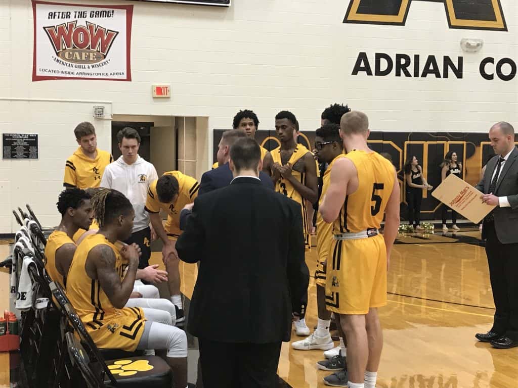 MIAA Men's Basketball Playoff Bracket Set; Adrian to Host First Round