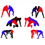 wrestling-vector-silhouettes-3