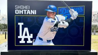 Tokyo^ Japan - March 8 2025: Ads for "MLB WORLD TOUR TOKYO SERIES 2025" featuring Shohei Ohtani of the LA Dodgers.