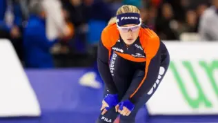 Jutta Leerdam of Netherlands during the ISU World Cup Speed Skating 1 at the Olympic Oval SALT LAKE CITY^ USA - NOVEMBER 16 2025