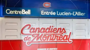 Centre Bell Entrance Signage Canadiens de Montreal Hockey Team Canada^ Montreal^ 24 December 2025