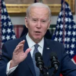 President Joe Biden speaks in Washington^ DC US - Mar 13^ 2023