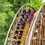 The Beast roller coaster at Kings Island Amusement Part in Ohio