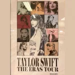 Taylor Swift's Eras Tour Australia: Iconic Concert Poster at Ticket Booth Stand. Sydney^ Australia - March 05^ 2024