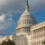 Washington DC^ US Capitol Building in a sunny day.