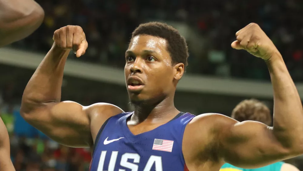 Kyle Lowry during group A basketball match between Team USA and Australia of the Rio 2016 Olympic Games; RIO DE JANEIRO^ BRAZIL - AUGUST 10^ 2016