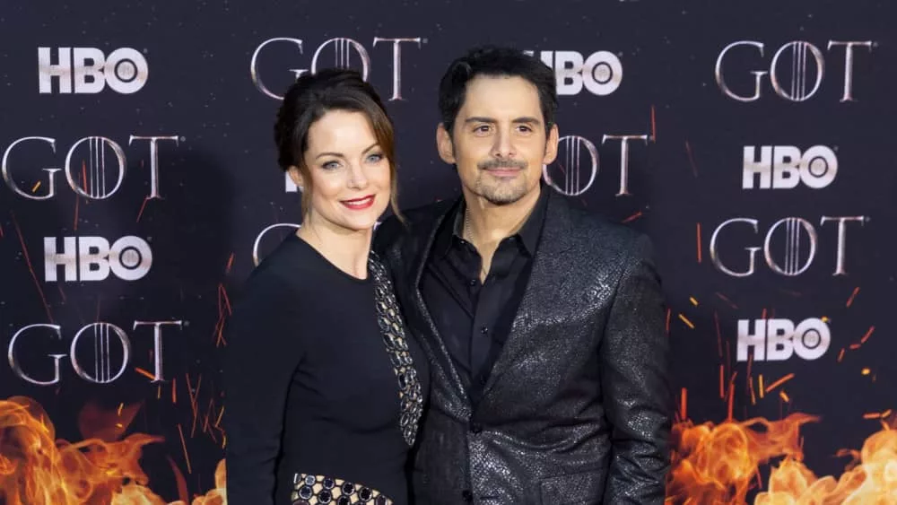 Kimberly Williams-Paisley and Brad Paisley at Radion City Music Hall; 2019