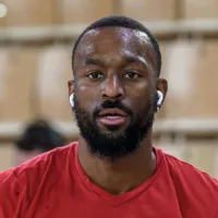 AS Monaco player #15 Kemba Walker is seen training ahead of the match for the 17th round of the Turkish Airlines Euroleague between AS Monaco and FC Barcelona. Monaco^ Monaco - 12-29-2023