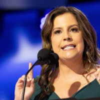 Rep. Elise Stefanik (R-NY) at the Republican National Convention. Milwaukee^ Wisconsin - July 16^ 2024