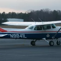 Civilian Air Patrol airplane^ for search and rescue operations. Richmond^ Virginia/USA - Dec 18^2008