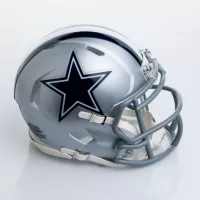 Dallas Cowboys helmet on a white background. MONTERREY^ NL^ MEXICO - 17 AGOSTO 2024