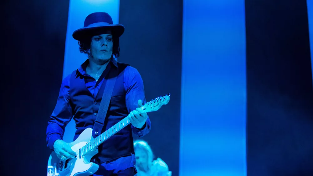 Jack White Performs on stage at WaMu Theater in Seattle^ WA on August 14^ 2012.