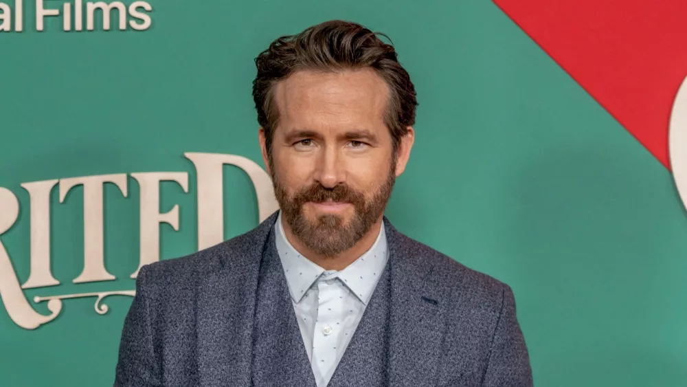 Ryan Reynolds attends Apple Original Film's "Spirited" New York Premiereat Alice Tully Hall^ Lincoln Center on November 07^ 2022 in New York City.