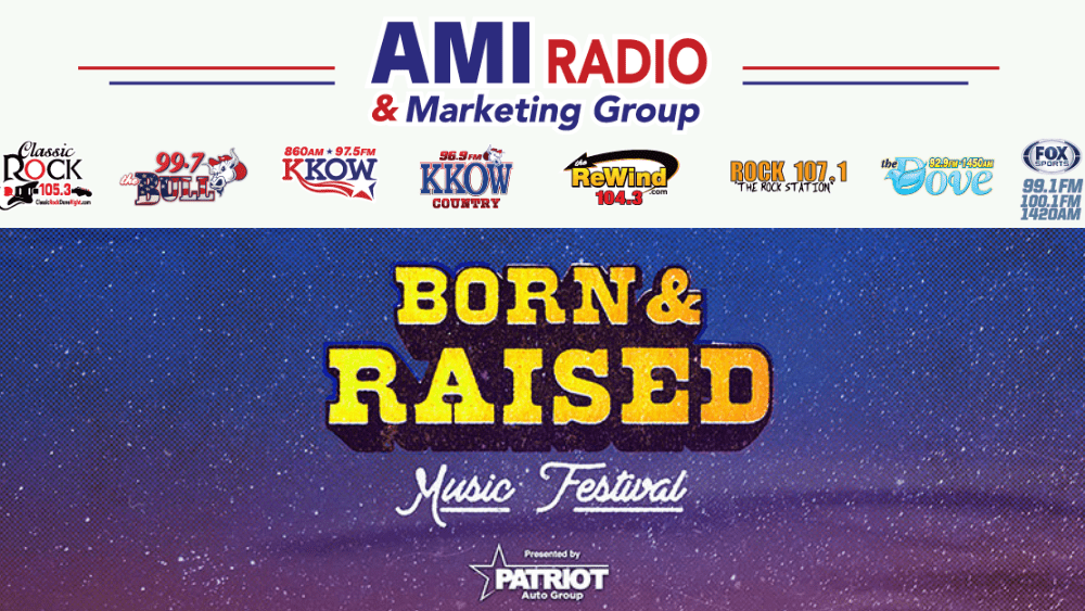 Born & Raised Music Festival KKOW 96.9 FM Country