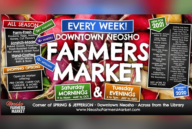 Downtown Neosho Farmers Market | Saturday
