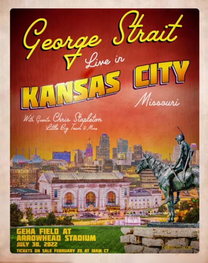 Strait LIVE In Kansas City! KKOW 96.9 FM Country