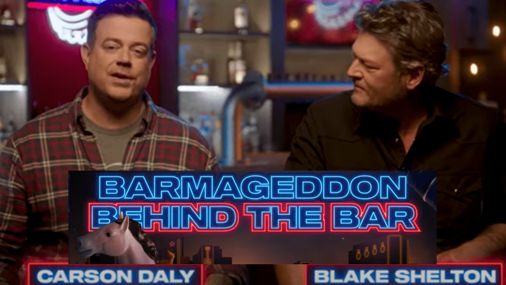 First Look at Blake Shelton and Carson Daly's 'Barmageddon' Show