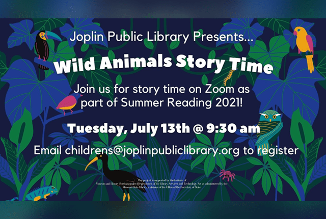 Go Wild Storytime | Joplin Public Library