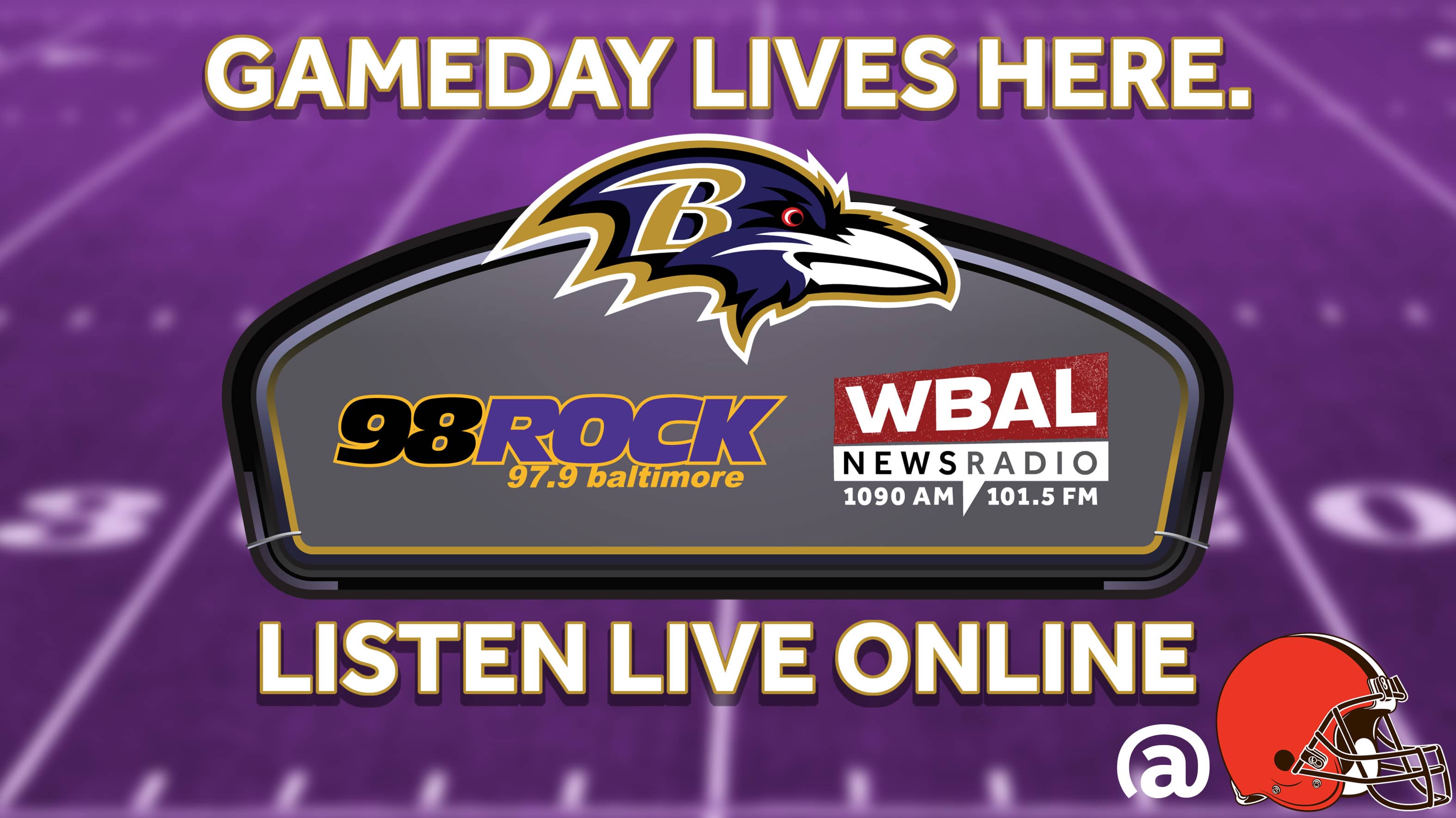 Ravens @ Browns – Gameday On 98 Rock | 98 Rock Baltimore