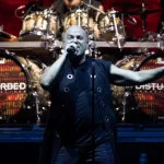 Disturbed performs at Soaring Eagle Casino in Mt. Pleasant^ Michigan. July 12^ 2018