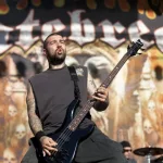 Metalcore band Hatebreed performs live on stage June 29^ 2012 at 15th annual Tuska Open Air Metal Festival in Suvilahti^ in Helsinki^ Finland.