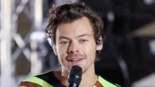 Harry Styles onstage during NBC's "TODAY" Show at Rockefeller Plaza on May 19^ 2022 in New York City.