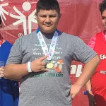 Special Olympics Summer Games: Christian Rister competed in Bloomington at the Special Olympics Summer Games. He won 1st in the 50 meter dash. Christian will be a freshman this year at Hamilton County Senior High School. He has competed at the Summer Games before as a 4th grader and won gold in the same event. (Photo submitted by Jennifer Rister)